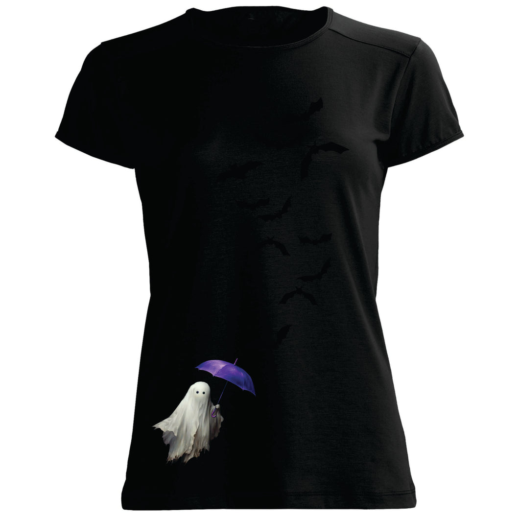 T-SHIRT Ghost with balloon and bats