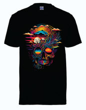 T-SHIRT Psychedelic skull