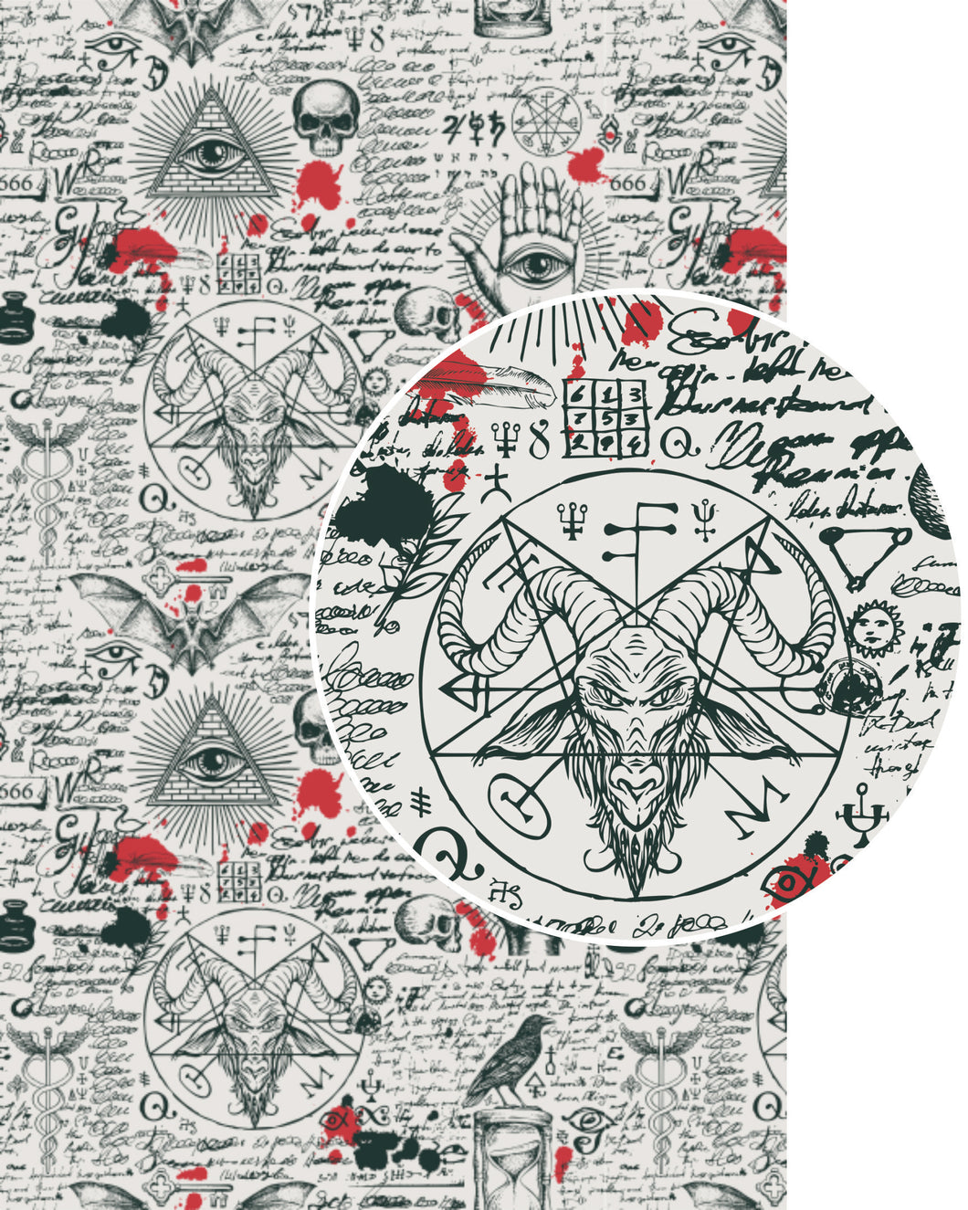WRAPPING PAPER: SATANIC