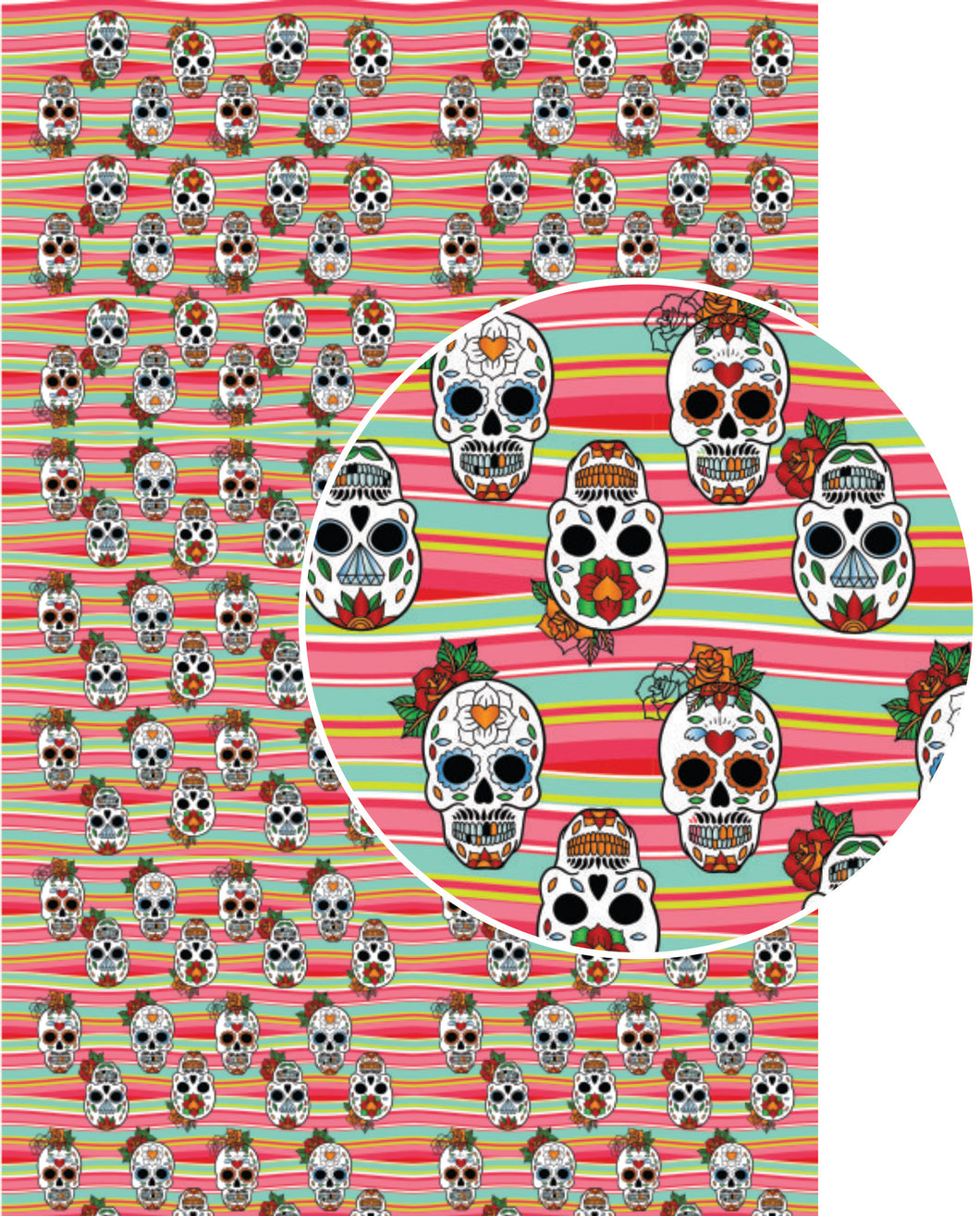 WRAPPING PAPER: SUGAR SKULL