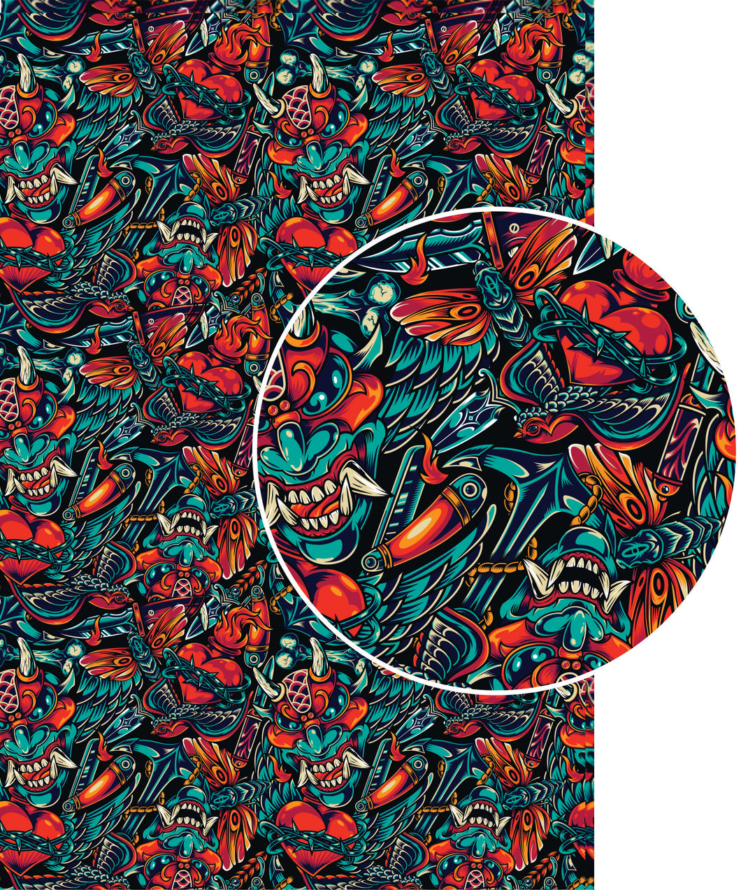 WRAPPING PAPER: TATTOO DRAGON