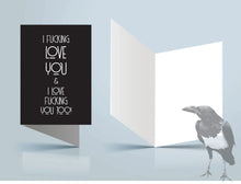 Greeting Card I love F@#$ you