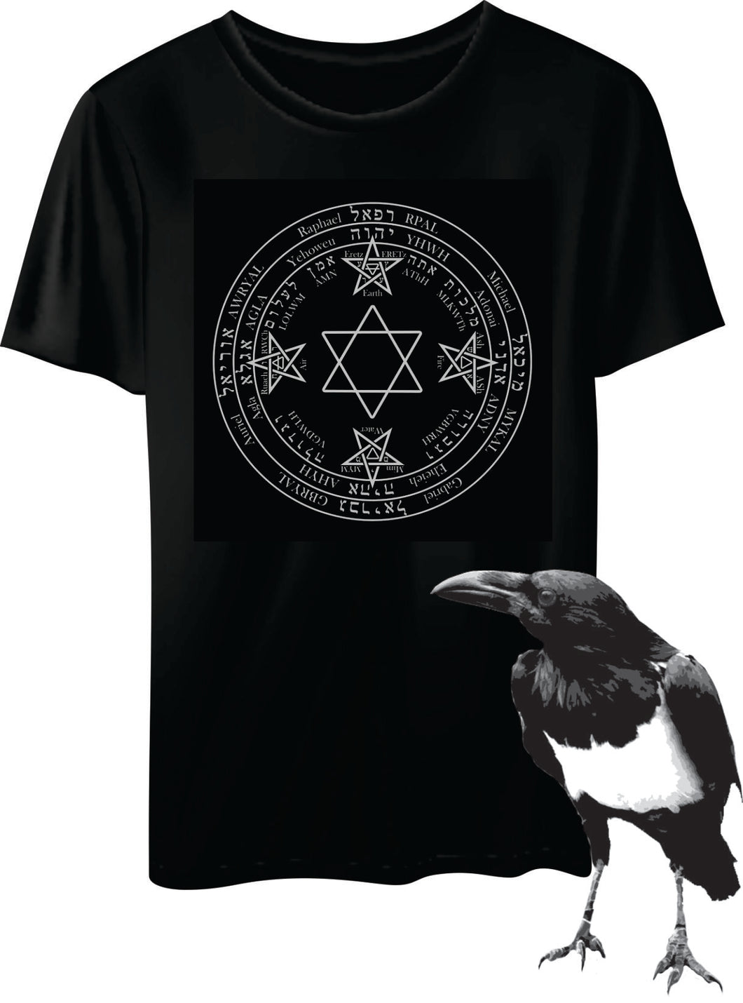 T-SHIRT: Occult Lesser Banishing of the Pentagram
