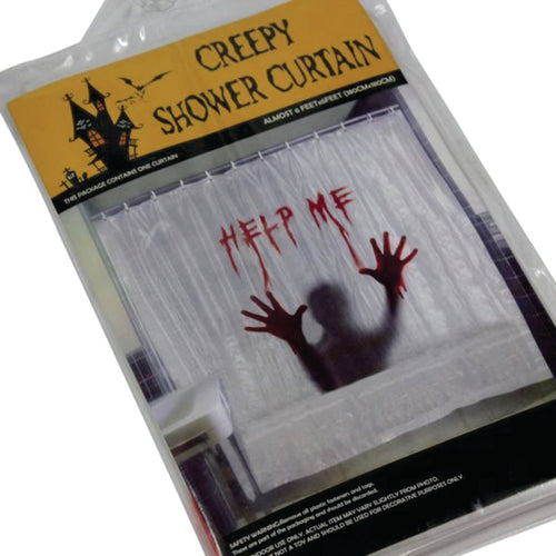 SHOWER CURTAIN: Creepy Shower Curtain