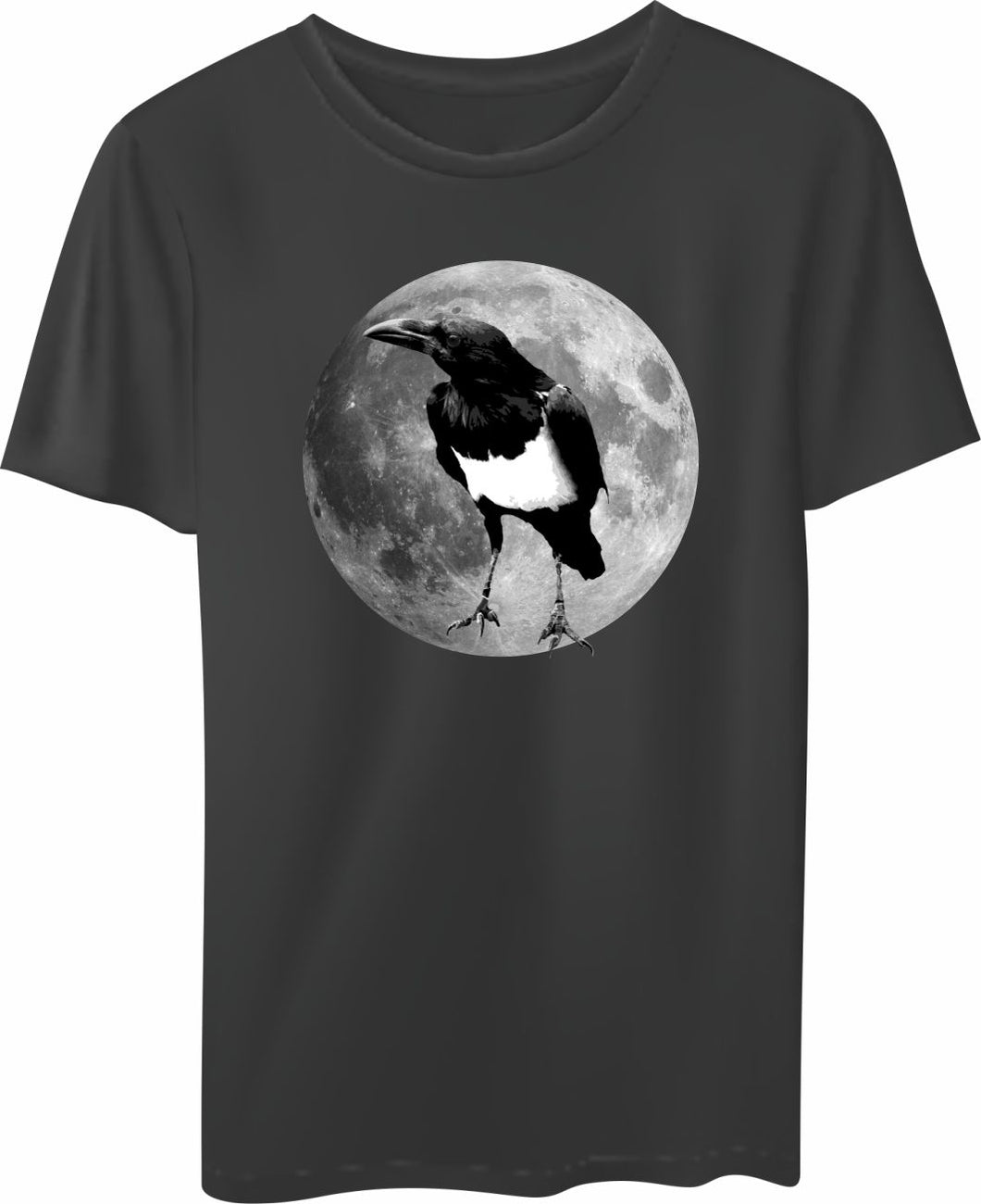 T-SHIRT: Raven on Moon