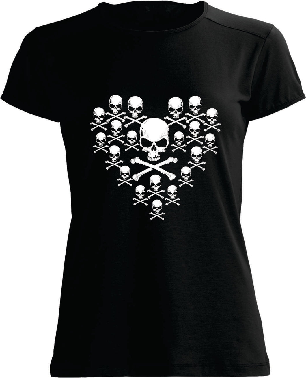 T-SHIRT: Skull Heart