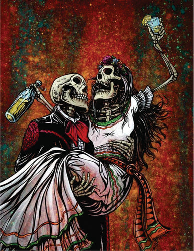 Greeting Card Skeleton Love