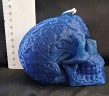 CANDLE: Skull Blue