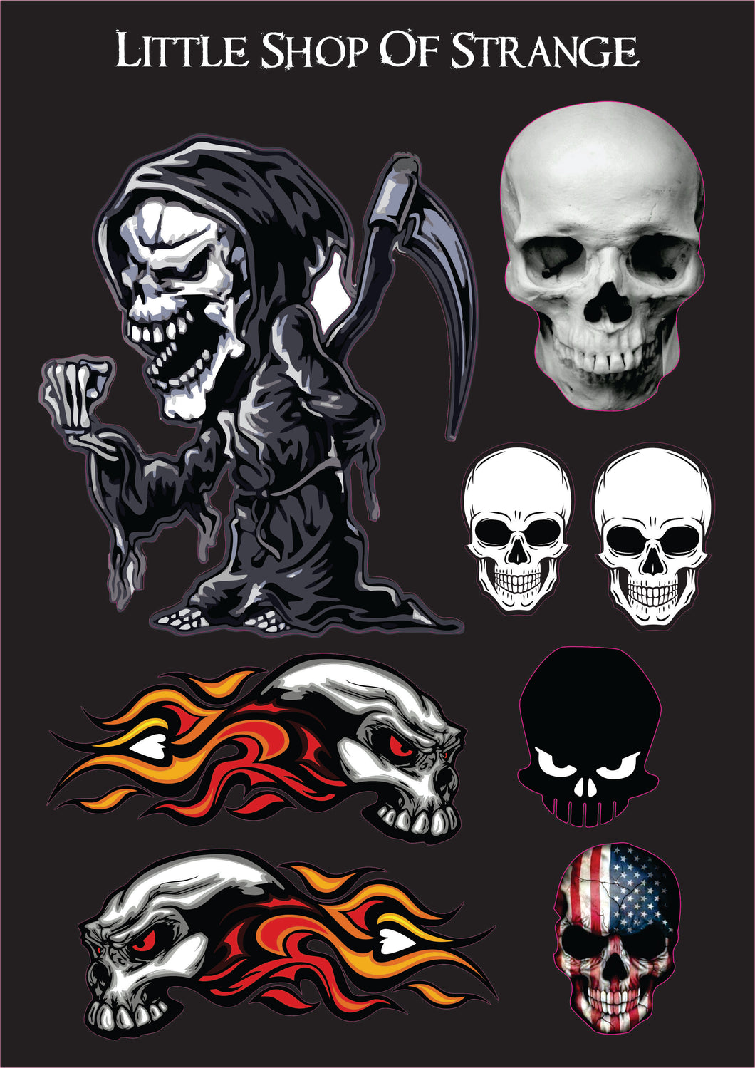 STICKERS: Skull Pack 1