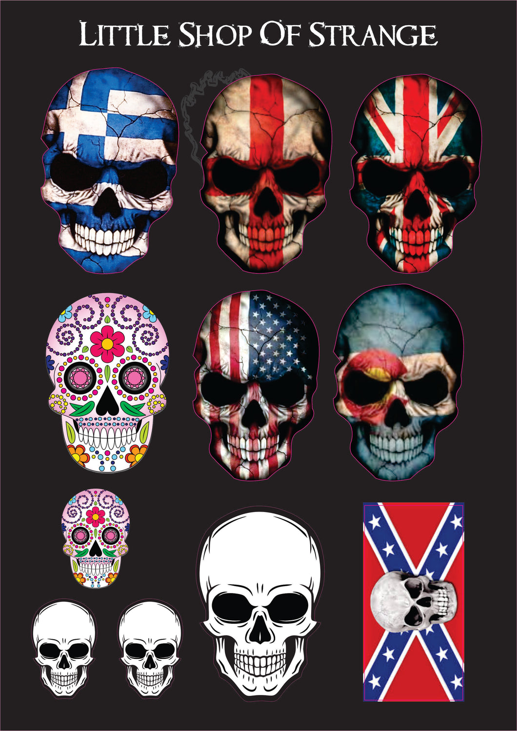 STICKERS: Skull Pack 2