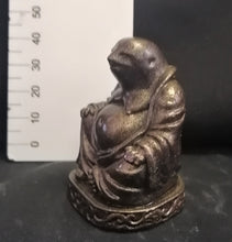 FIGURINE: Sloth Buddha Brown