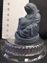 FIGURINE: Sloth Buddha Grey