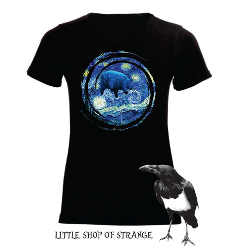 SHIRT:  STARRY NIGHT MEETS PIG FLOYD