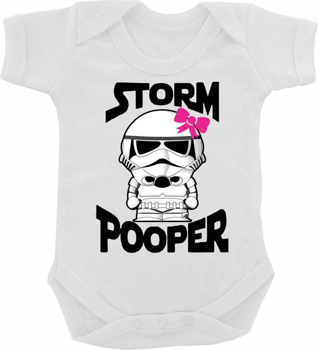 BABY: Storm Pooper Baby Grow