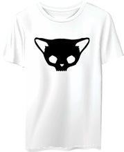 T-SHIRT: Black Cat Skull