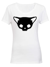 T-SHIRT: Black Cat Skull