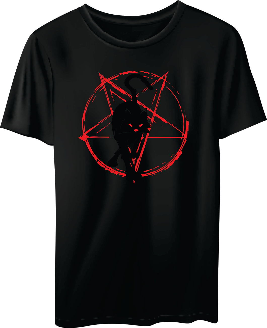 T-SHIRT: Satanic Cat