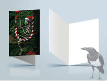 Greeting card - Christmas skeleton decor